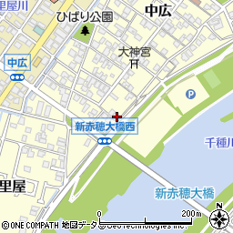 兵庫県赤穂市中広643周辺の地図