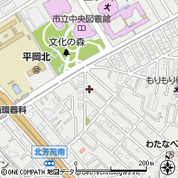兵庫県加古川市平岡町新在家1745-287周辺の地図