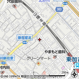 兵庫県加古川市平岡町新在家3丁目294周辺の地図