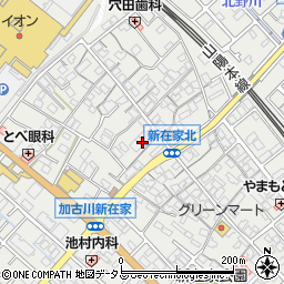 兵庫県加古川市平岡町新在家536周辺の地図