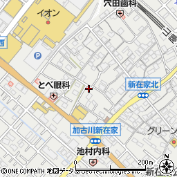 兵庫県加古川市平岡町新在家585周辺の地図