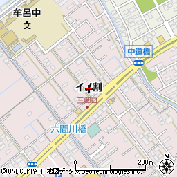 愛知県豊橋市神野新田町イノ割周辺の地図