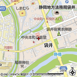 静岡県袋井市袋井55周辺の地図