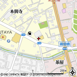 愛知県豊橋市三ノ輪町本興寺3-11周辺の地図