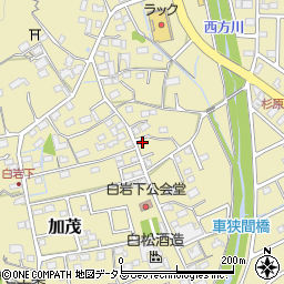 静岡県菊川市加茂639-6周辺の地図