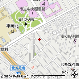 兵庫県加古川市平岡町新在家1745-283周辺の地図