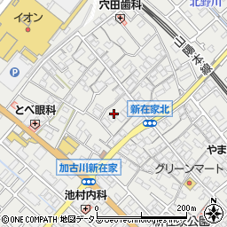 兵庫県加古川市平岡町新在家532-1周辺の地図