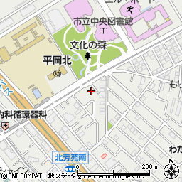 兵庫県加古川市平岡町新在家1488周辺の地図