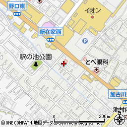 兵庫県加古川市平岡町新在家660-2周辺の地図