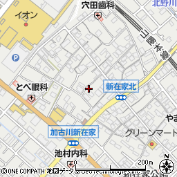 兵庫県加古川市平岡町新在家533-3周辺の地図