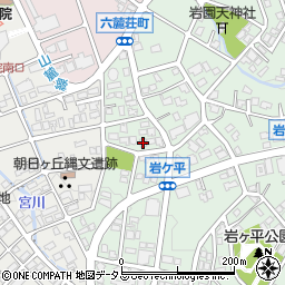 兵庫県芦屋市岩園町36-13周辺の地図