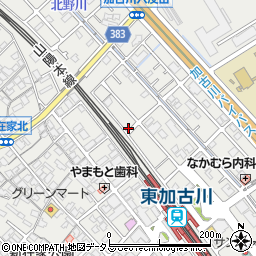兵庫県加古川市平岡町新在家1125-7周辺の地図