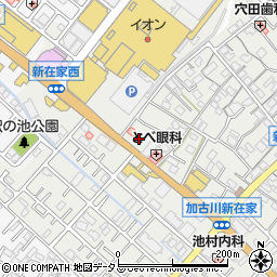 兵庫県加古川市平岡町新在家645周辺の地図