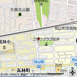 兵庫県西宮市松山町9-24周辺の地図