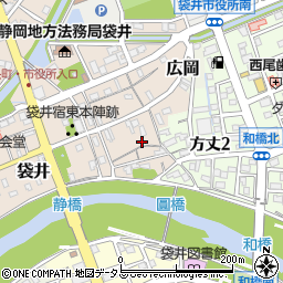 静岡県袋井市袋井285周辺の地図