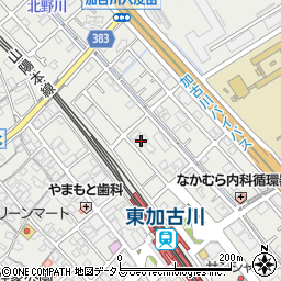 兵庫県加古川市平岡町新在家1363-4周辺の地図