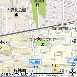 兵庫県西宮市松山町9-22周辺の地図