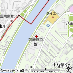 国際空輸株式会社　大阪中央営業所周辺の地図