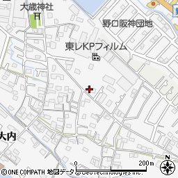 兵庫県加古川市野口町古大内498周辺の地図