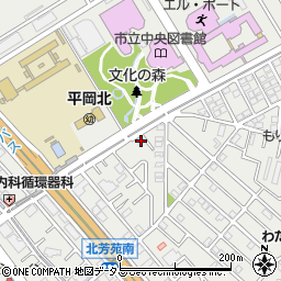 兵庫県加古川市平岡町新在家1489-7周辺の地図
