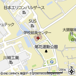 菊川市役所　菊川学校給食センター周辺の地図