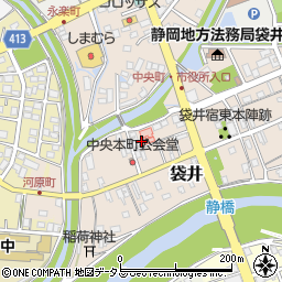 静岡県袋井市袋井306-2周辺の地図