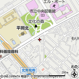兵庫県加古川市平岡町新在家1489-5周辺の地図