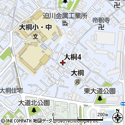 辻本荘周辺の地図