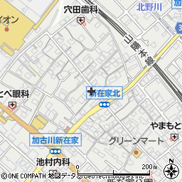 兵庫県加古川市平岡町新在家537-1周辺の地図