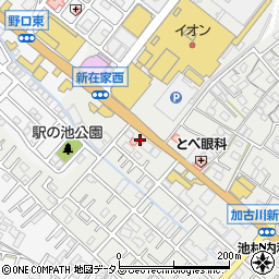 兵庫県加古川市平岡町新在家652周辺の地図