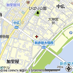 兵庫県赤穂市中広619周辺の地図