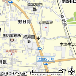 京都府木津川市山城町上狛東作り道44周辺の地図