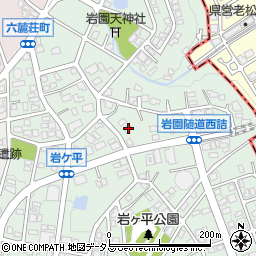 兵庫県芦屋市岩園町33-3周辺の地図