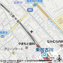 兵庫県加古川市平岡町新在家1125-5周辺の地図