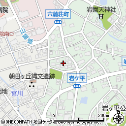 兵庫県芦屋市岩園町36周辺の地図