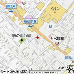 兵庫県加古川市平岡町新在家659-1周辺の地図