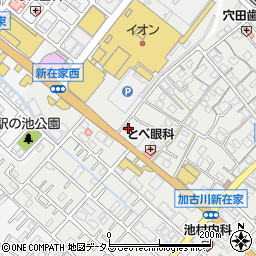 兵庫県加古川市平岡町新在家643-4周辺の地図
