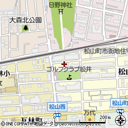 兵庫県西宮市松山町9-7周辺の地図
