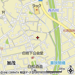 静岡県菊川市加茂636周辺の地図