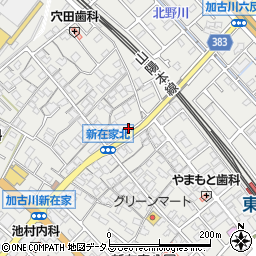 兵庫県加古川市平岡町新在家1038-1周辺の地図