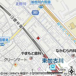 兵庫県加古川市平岡町新在家1125-2周辺の地図