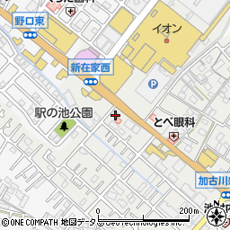 兵庫県加古川市平岡町新在家653-1周辺の地図