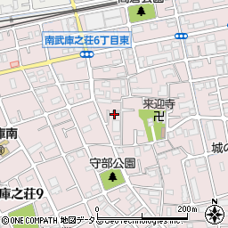 リサイド南武庫之荘周辺の地図