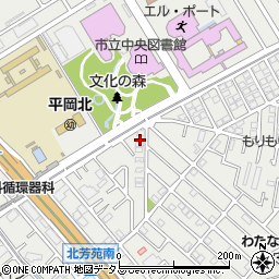 兵庫県加古川市平岡町新在家1745-296周辺の地図