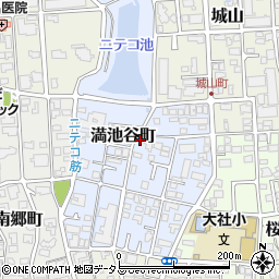 兵庫県西宮市満池谷町7-17周辺の地図