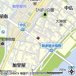 兵庫県赤穂市中広2114周辺の地図