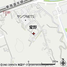 静岡県袋井市愛野1341周辺の地図