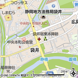 静岡県袋井市袋井43周辺の地図