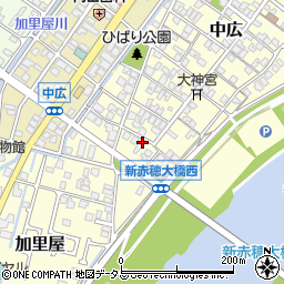 兵庫県赤穂市中広621周辺の地図