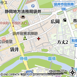 静岡県袋井市袋井159周辺の地図